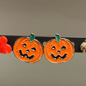 Halloween Pumpkin Earrings